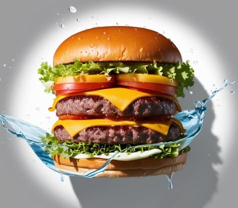 Cheesy Mushroom Burger